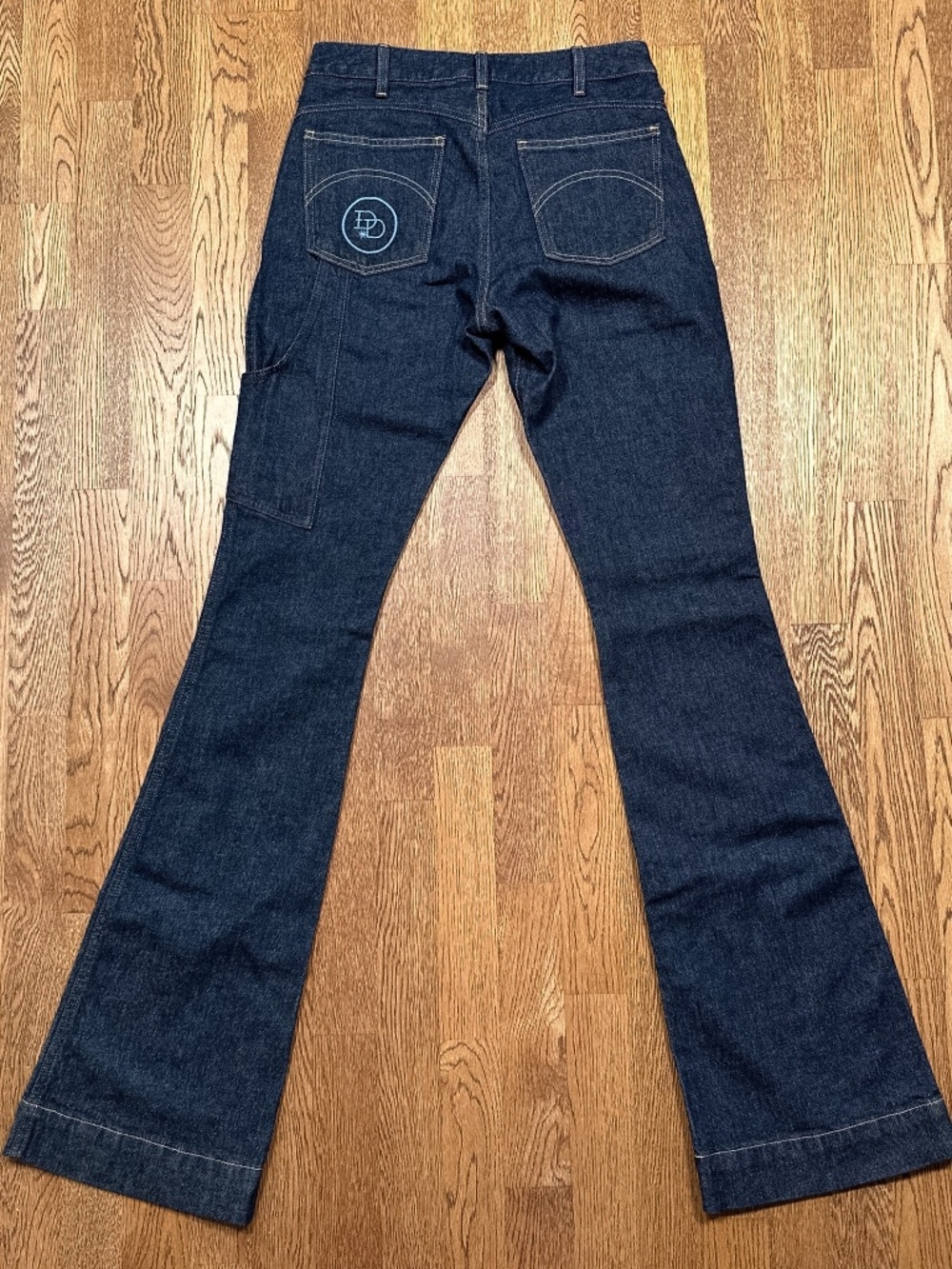 Deadbroke Denim Kelly Extra Long Flare Bootcut Cowgirl Riding Jeans Womens 28x39